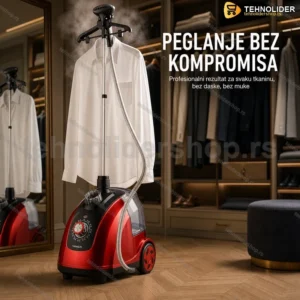 Vertikalna Pegla na Paru 1800W – Profesionalno Peglanje Bez Daske