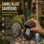 Veštački Kamen za Sakrivanje Ključeva – Vodootporni Poliresinski Sef