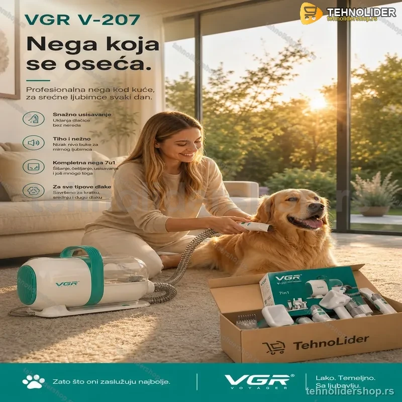 VGR V-207 Trimer za Kućne Ljubimce 7 u 1 sa Usisavačem VGR V-207 Trimer za Kućne Ljubimce 7 u 1 sa Usisavačem