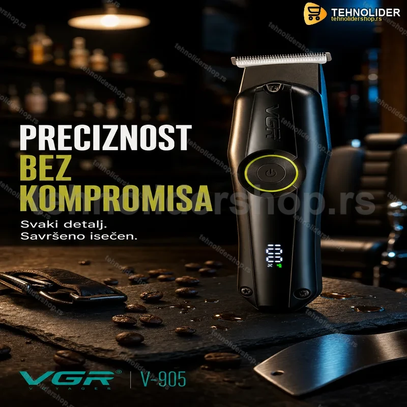 VGR V-905 trimer za kosu i bradu sa LED ekranom VGR V-905 trimer za kosu i bradu sa LED ekranom