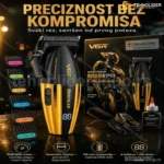 VGR V-285 Profesionalna Mašinica za Šišanje – Bežična, LED Ekran, 9000 RPM