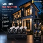 Video nadzor sa 4 kamere 6MPX! Novo! Akcija