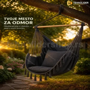 Viseća Ljuljaška za Dvorište i Terasu – Udobna Relax Ljuljaška za Opuštanje