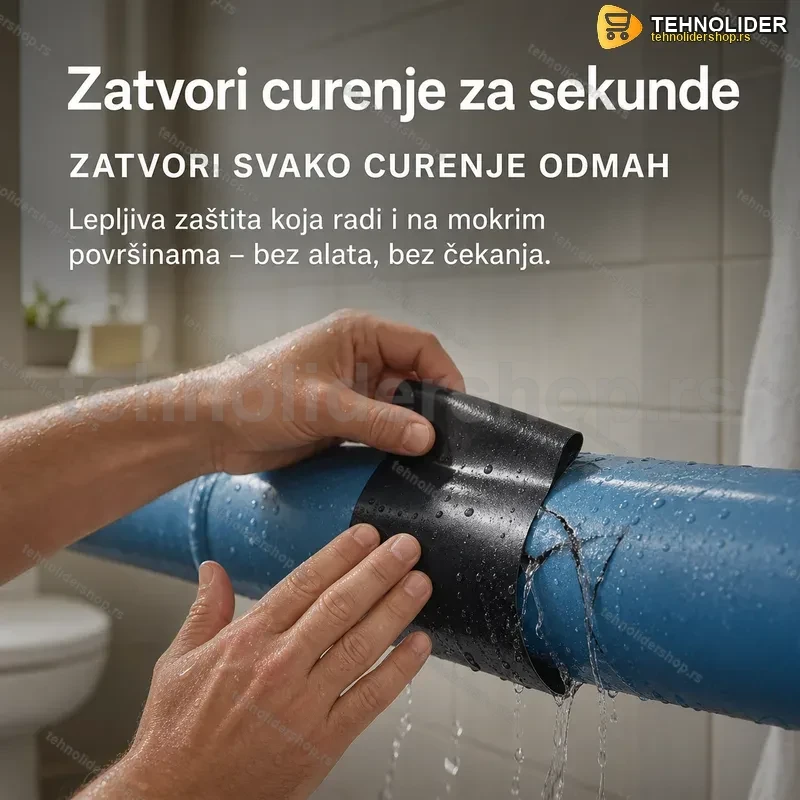 Flex Traka za Zaptivanje – Vodootporna Samoljepljiva Traka 150x20cm Flex Traka za Zaptivanje – Vodootporna Samoljepljiva Traka 150x20cm