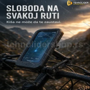 Vodootporni držač za telefon za bicikl i motor sa rotacijom 360°