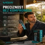 VGR V-973 Vodootporni Trimer – Precizno Šišanje i Lako Čišćenje