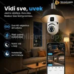 WiFi kamera sijalica 2 u 1