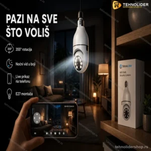 WIFI Sijalica kamera - E27