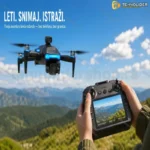 XF609 Inteligentni Sklopivi Dron sa WiFi Kamerom i Displejem na Daljinskom Upravljaču