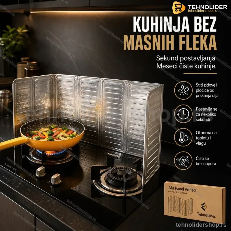 Alu Panel Protect – Zaštita od Prskanja Ulja za Šporet 84×32,5 cm Alu Panel Protect – Zaštita od Prskanja Ulja za Šporet 84×32,5 cm