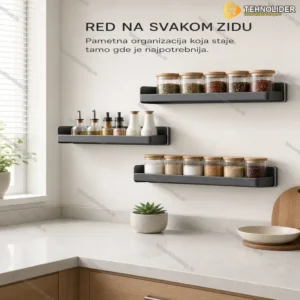 Zidna polica za kuhinju i kupatilo