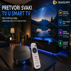 ZOKU 4K Plus Google TV Box – 4K Ultra HD Streaming Uređaj