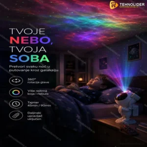 Zvezdano nebo Galaxy projektor Astronaut