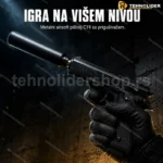 Airsoft pištolj C19 sa prigušivačem — metalni