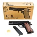 Airsoft pištolj C8 — metalna replika Kolt 1911, 6 mm