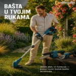 Aku Set 3 u 1 – Makaze, Testera i Trimer za Baštu 20V