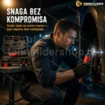 Akumulatorski ključ sa čegrtaljkom 12V — dve baterije u kompletu
