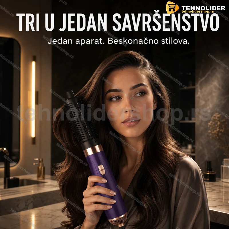 Aparat za oblikovanje kose 3u1 NV-9160 — fen, presa i uvijač Aparat za oblikovanje kose 3u1 NV-9160 — fen, presa i uvijač