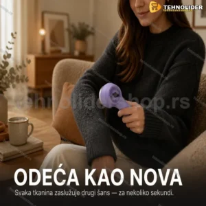 Aparat za Uklanjanje Dlačica sa Tkanine – Bežični Punjivi Lint Remover