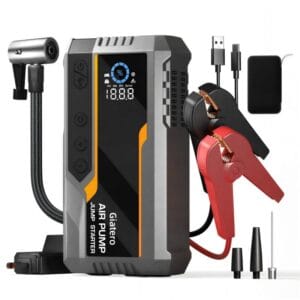 Auto starter 4u1 sa kompresorom, LCD ekranom i LED lampom