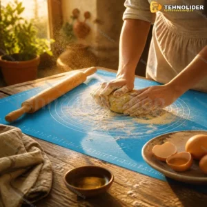 BakeMaster Silikonska Podloga Za Testo – Multifunkcionalna Non-Stick Prostirka
