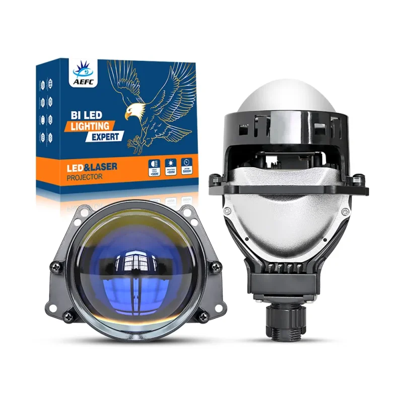 BI-LED projektori za ugradnju u farove — 6000 lm, 6500 K BI-LED projektori - prednja strana