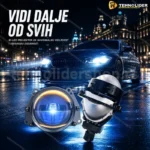 BI-LED projektori za ugradnju u farove — 6000 lm, 6500 K