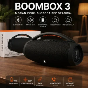 Boom Box 3 prenosivi bežični Bluetooth zvučnik