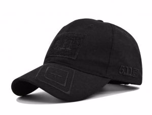 Crni taktički kačket rip-stop sa podesivim zatvaranjem