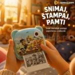 Dečji instant fotoaparat sa štampačem — motiv pasa spasilaca