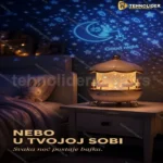 Dečji Noćni Projektor sa Zečjim Nebom – Projekcija Zvezda i Zečića
