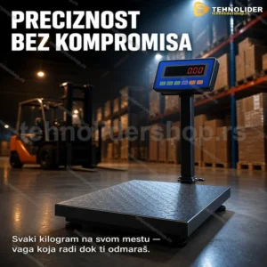 Digitalna Platforma Vaga 300kg – LED Displej, Platforma 40×50cm