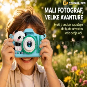 Digitalni fotoaparat za decu u masci pande