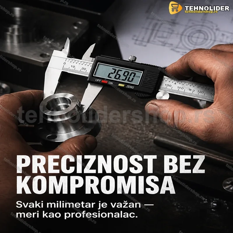 Digitalni Subler 0–150 mm | Precizno Merenje s LCD Ekranom Digitalni Subler 0–150 mm | Precizno Merenje s LCD Ekranom