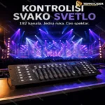 DMX 512 Kontroler – 192 Kanala za LED i Disko Rasvetu