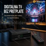DVB-T2 risiver za digitalnu TV — model JN-821T2