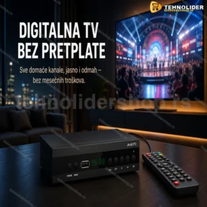 DVB-T2 risiver za digitalnu TV — model JN-821T2