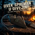 Džepni oštrač za noževe 6u1 s kompasom i pištaljkom
