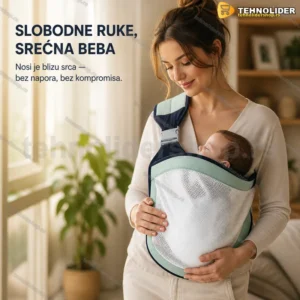 Ergonomska nosiljka za bebe — mrežasta i podesiva