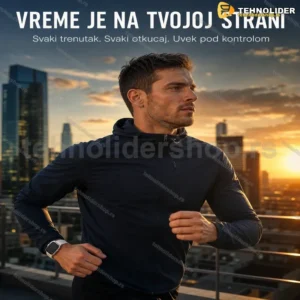 Fendior R1 Pametni Sat – 2.02″ TFT Ekran, IP68, Bežično Punjenje