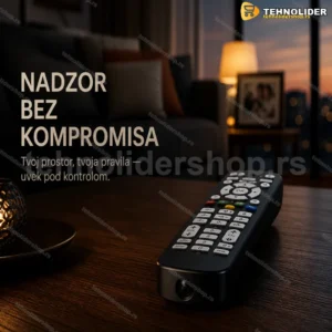 Full HD kamera u daljinskom upravljaču — microSD do 128 GB