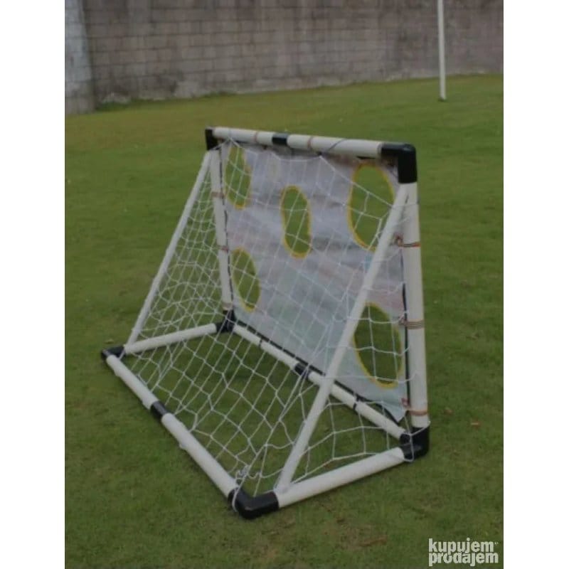 Gol za fudbal sa rupama za precizno šutiranje fudbalski gol sa rupama - detalji