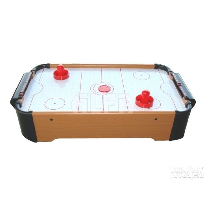 Hokej na stolu za decu 51×31×10 cm — igra za dva igrača stoni hokej za decu - u upotrebi