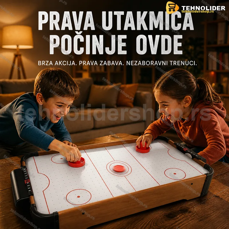 Hokej na stolu za decu 51×31×10 cm — igra za dva igrača Hokej na stolu za decu 51×31×10 cm — igra za dva igrača