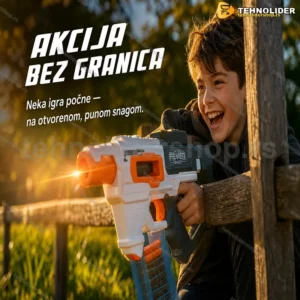 Igračka puška na mekane metkiće – Fever Shoot 62 cm