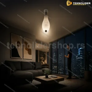 IP Kamera u Sijalici 360° – Panoramski Nadzor bez Slepih Uglova