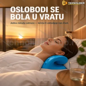 Jastuk za Istezanje Vrata RelaxPillow – Opuštanje i Rasterećenje Kičme