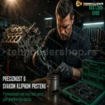Klešta za Montažu Klipnih Prstenova – Set sa 14 Prstenova i Kutijom