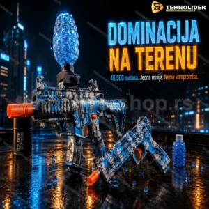 Komplet gel blestera — automatska puška i pištolj na vodene kuglice