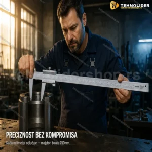 KRAFT Aluminijumski Subler 750mm – Profesionalni Veliki Subler za Precizna Merenja